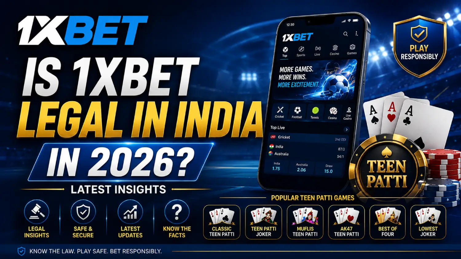 Is 1xBet Legal in India