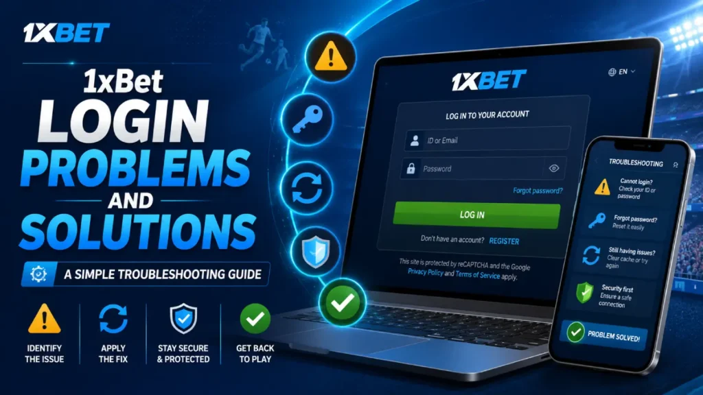 1xBet Login Problems and Solutions