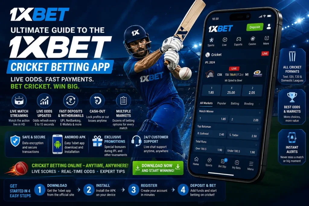 1xbet Cricket Betting App
