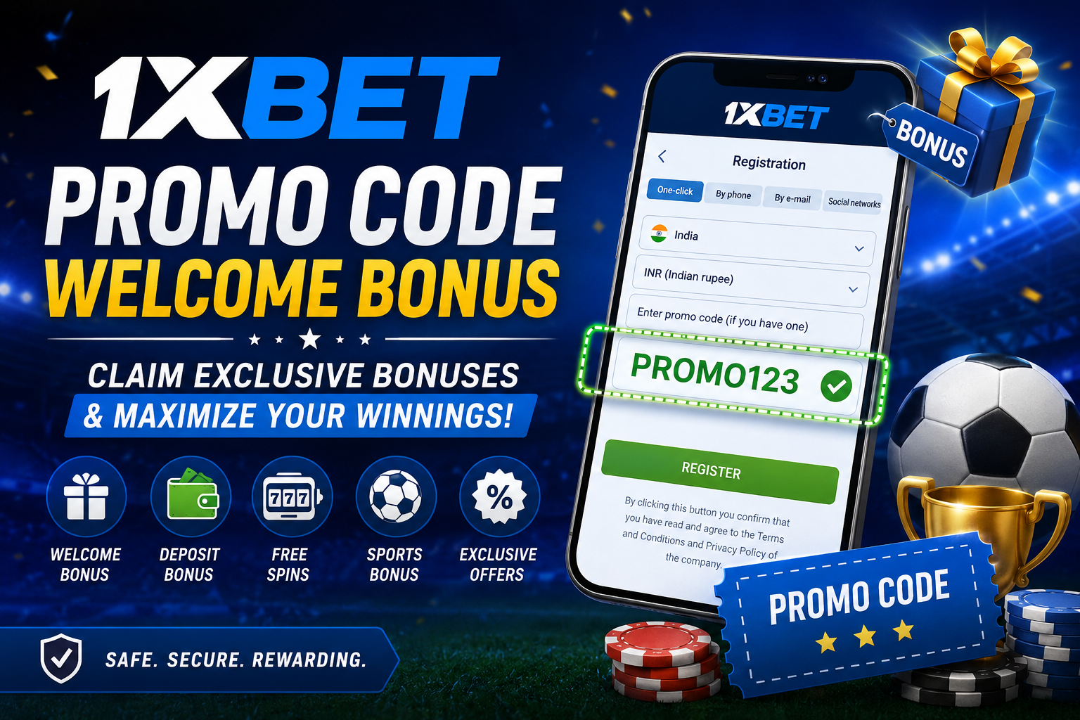 1xbet promo code