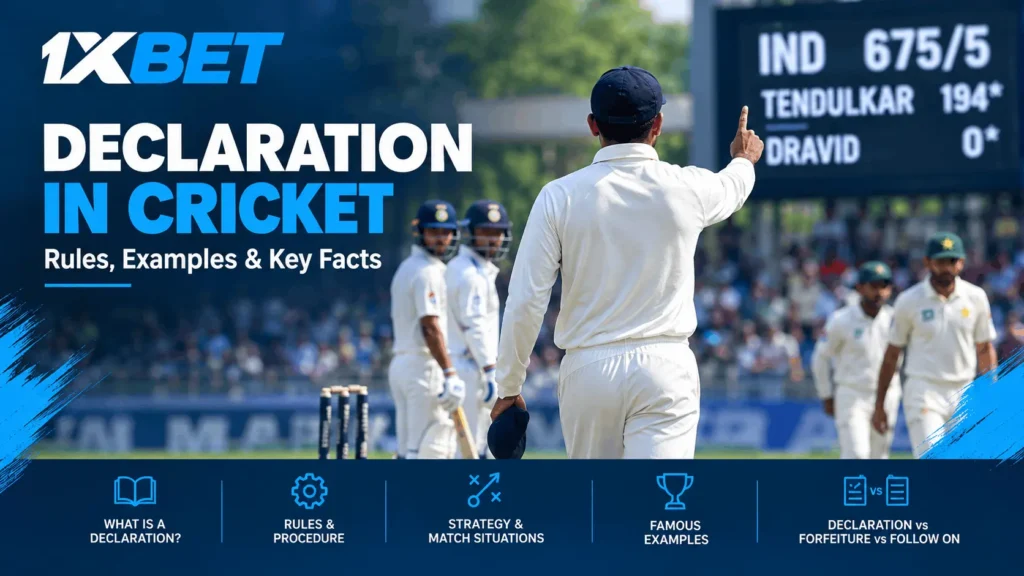 Declaration in Cricket