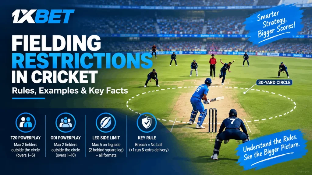 Fielding Restrictions in Cricket